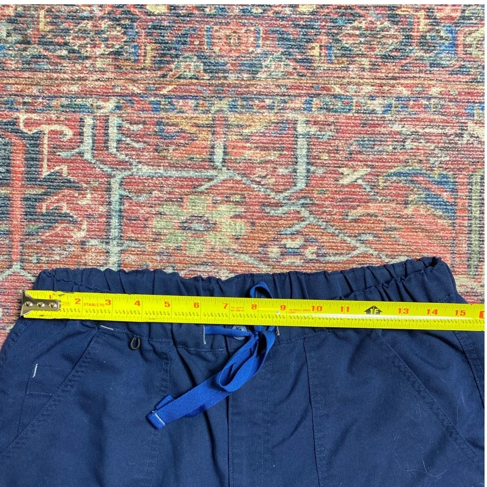 FIGS Leon Two-Pocket Scrub Pants Navy Blue Mens PM5900 Straight Leg‎ Cargo Small